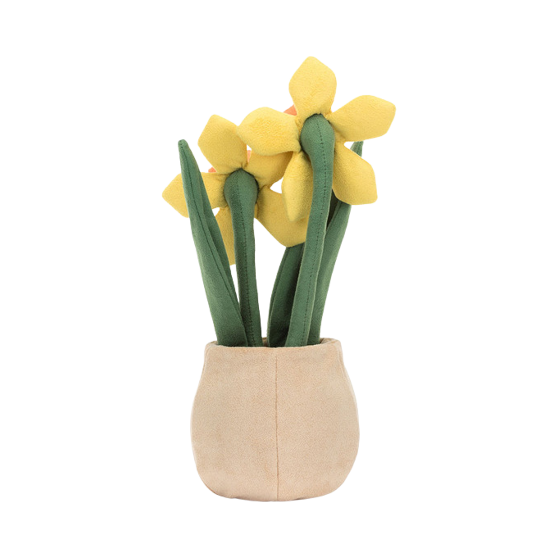 젤리캣 어뮤저블 다포딜 팟 베이지 그린(Jellycat Amuseables Daffodil Pot Beige Green) - 2