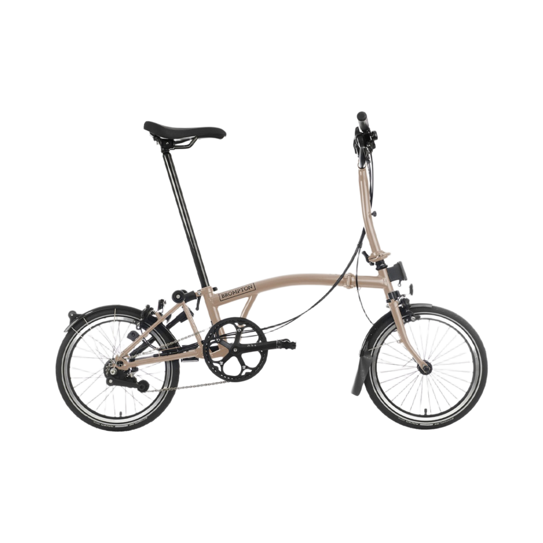 브롬톤 C 라인 익스플로어 6 스피드 랙 듄 샌드(Brompton C Line Explore 6 Speed with Rack Dune Sand)