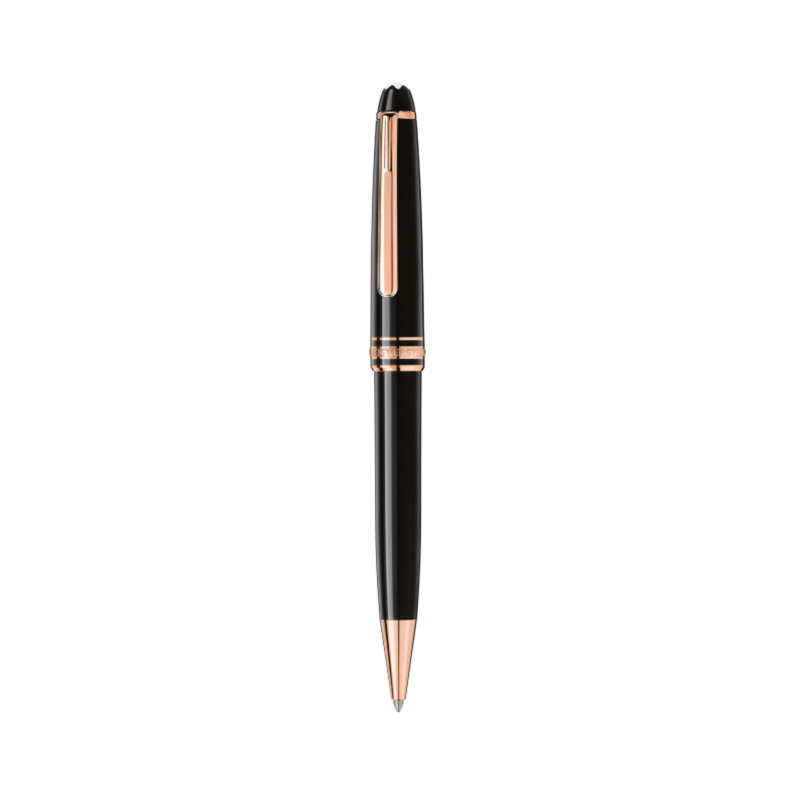 132488 Montblanc Meisterstuck Classique Ballpoint Pen Rose Gold Coated