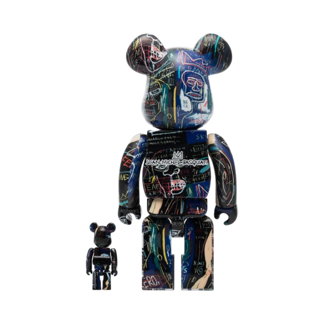 베어브릭 장미셸 바스키아 #7 100% & 400% 세트(Bearbrick Jean-Michel Basquiat #7 100% & 400% Set) - 2