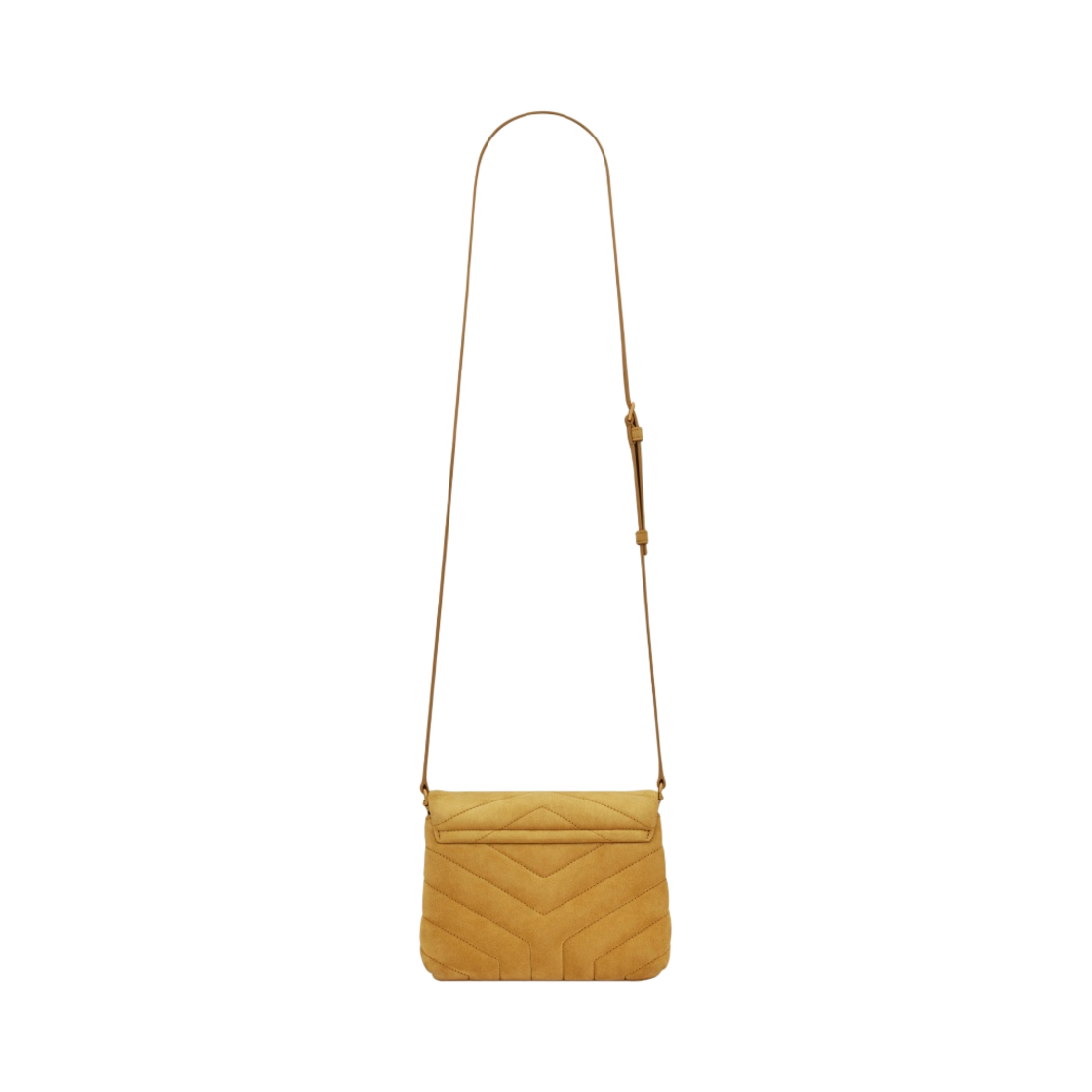 생로랑 마틀라세 Y 스웨이드 루루 토이 스트랩백 샤르트뢰즈 옐로우(Saint Laurent Loulou Toy Strap Bag in Mmtelasse Y Suede Chartreuse Yellow) - 3