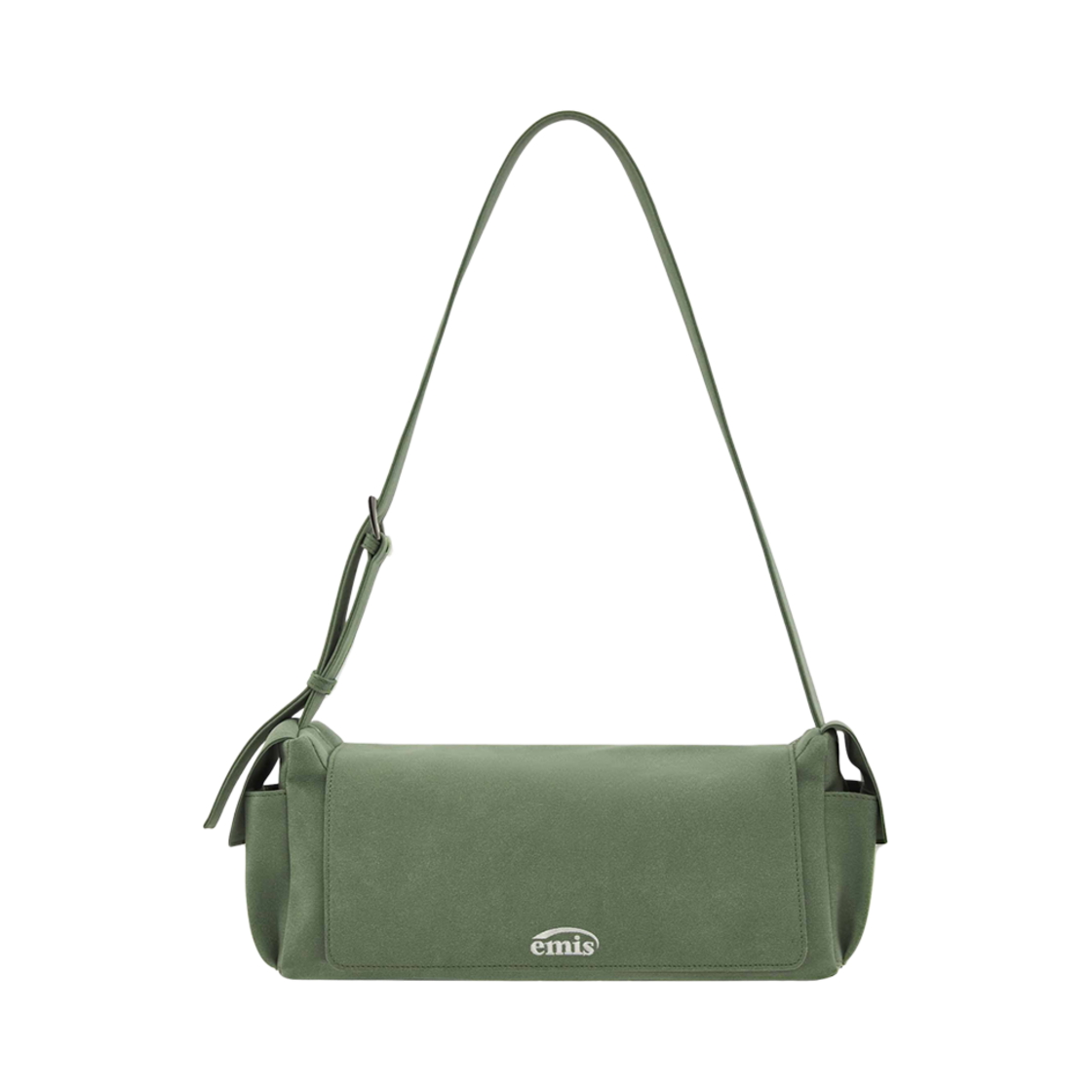 이미스 스웨이드 숄더백 그린(Emis Suede Shoulder Bag Green) - 1
