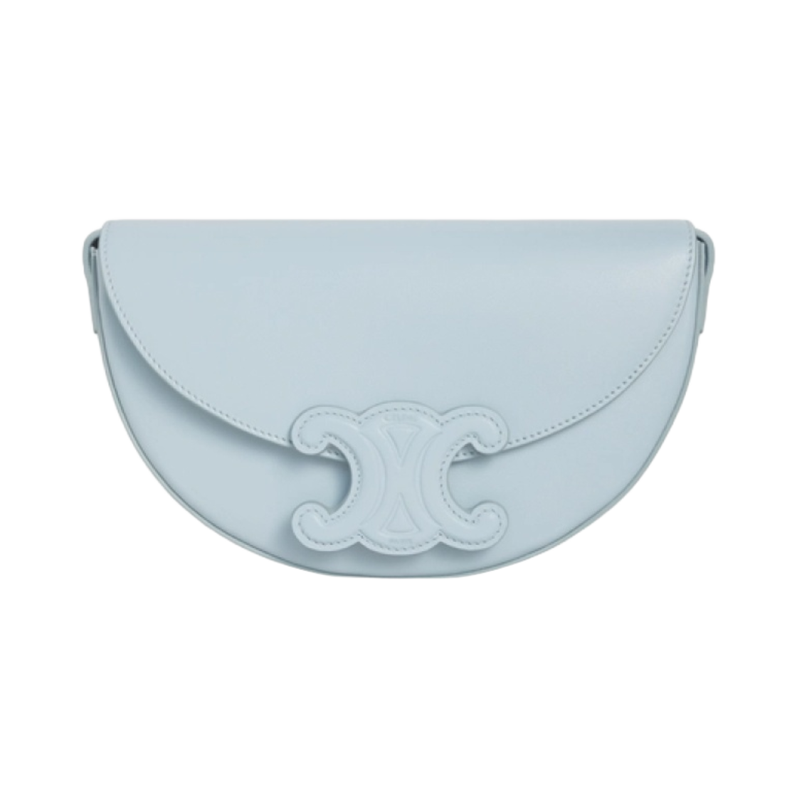 셀린느 스무스 카프스킨 베사체 퀴르 트리옹프 아이스 블루(Celine Besace Cuir Triomphe in Smooth Calfskin Ice Blue) - 1