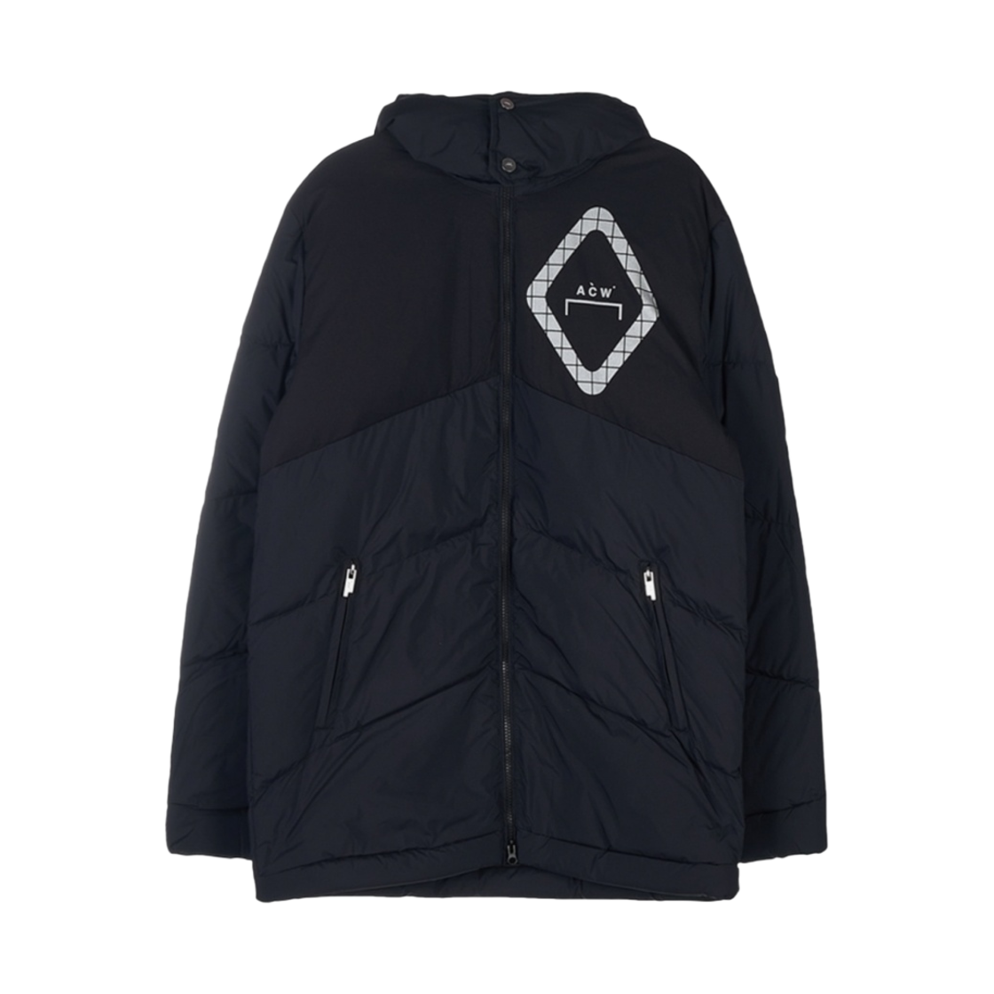 어콜드월 로고 다운 자켓 블랙(A Cold Wall Logo Down Jacket Black)