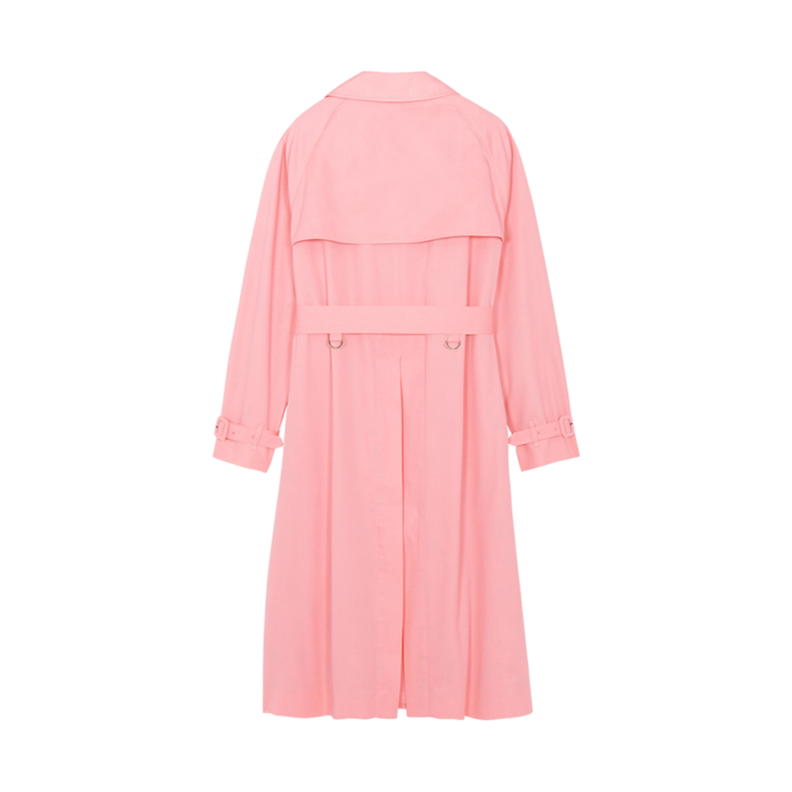 (W) 메종 키츠네 올리 트렌치 코트 버블 검 핑크((W) Maison Kitsune Oly Trench Coat Bubble Gum Pink) - 2
