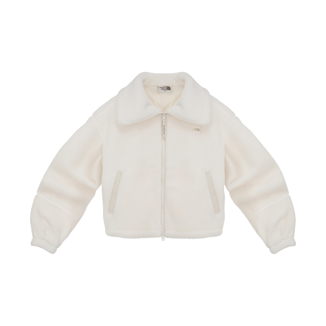 NJ4FQ80L (W) The North Face White Label Puffy Fleece Jacket Ivory