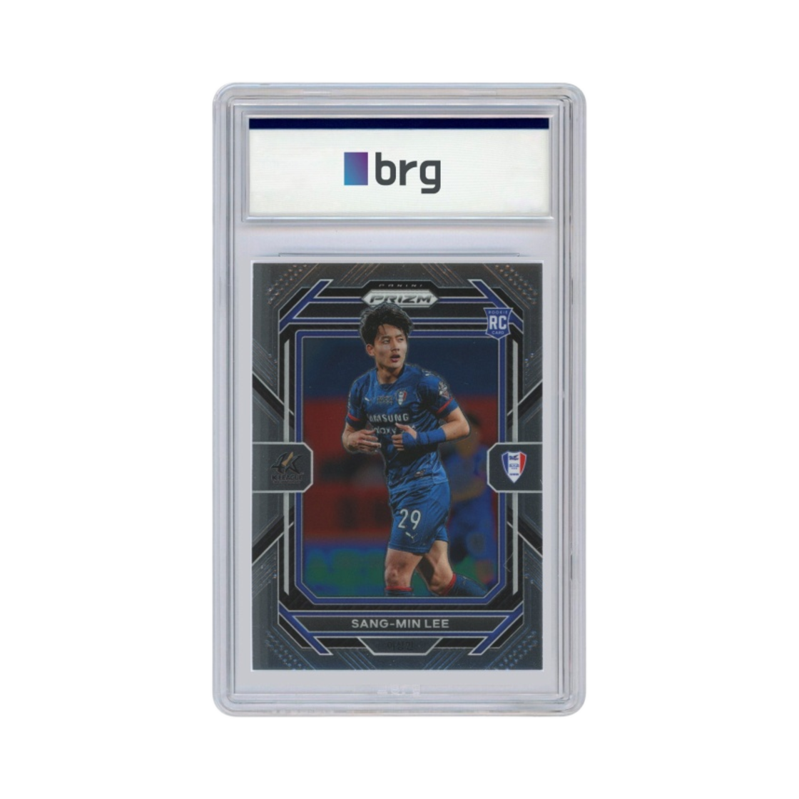 파니니 프리즘 K 리그 K 리그 1 #149 수원 삼성 블루윙즈 이상민 베이스 축구 카드 2023(Panini Prizm K League K League 1 #149 Suwon Samsung Bluewings Lee Sang Min Base Soccer Card 2023) - 1