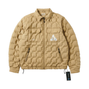Palace Pertex Work Down Jacket Tan - 22FW