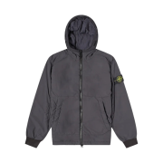 Stone Island 41928 Comfort Tech Composite Polartec Hooded Jacket Dark Grey - 21FW