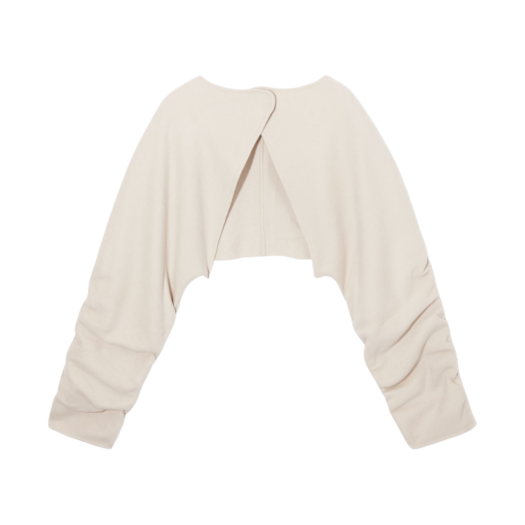 1109829002 COS Open Back Bolero Jacket Cream