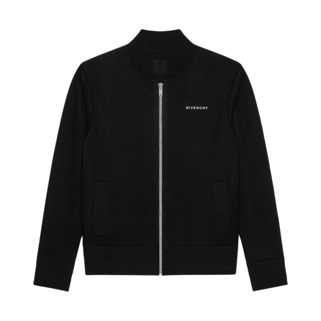 BM014A4YFP-001 Givenchy Bomber Jacket in Wool Black