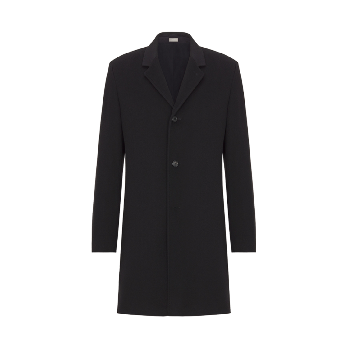 433C344A3225-C900 Dior Classic Coat Black Cashmere Cloth
