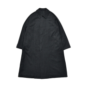 Comoli Cashmere Bal Collar Coat Charcoal - 24AW