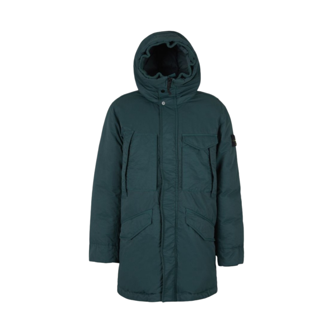 스톤 아일랜드 70821 오파크 나일론 트윌 다운 파카 다크 그린 - 22FW(Stone Island 70821 Opaque Nylon Twill Down Parka Dark Green - 22FW)