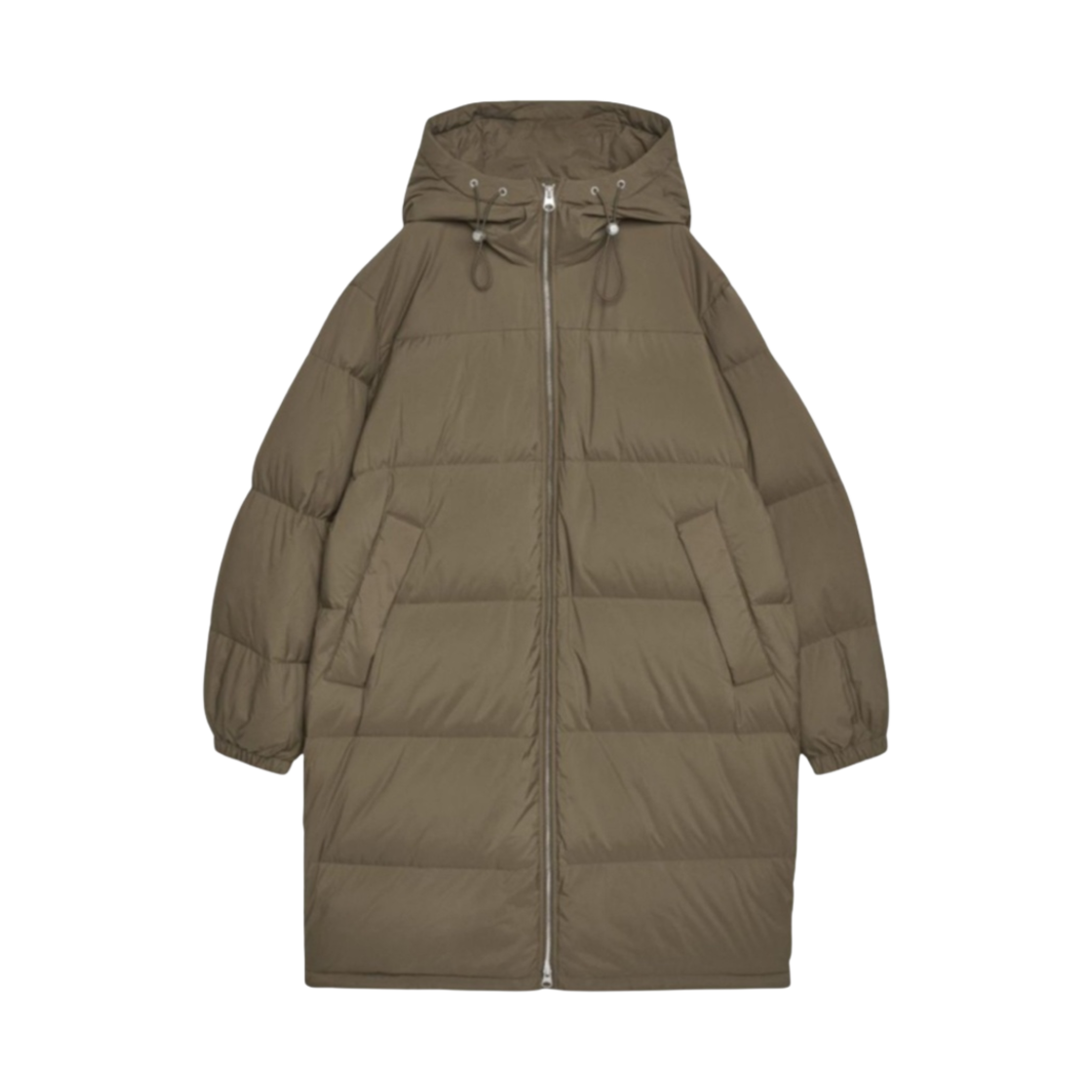 (W) 아르켓 미드렝스 다운 코트 더스티 브라운((W) Arket Mid-Length Down Coat Dusty Brown)
