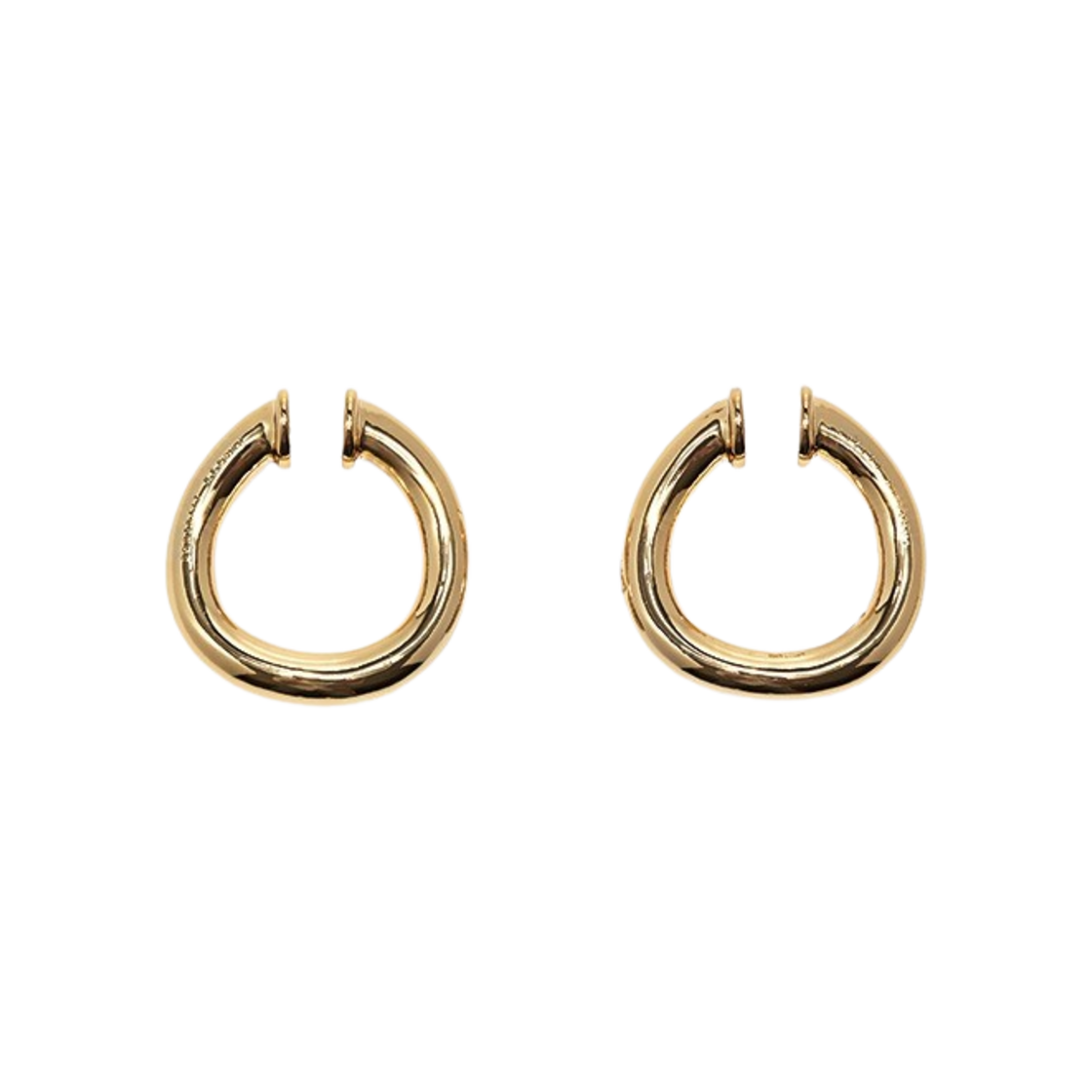 포트레이트리포트 트위스트 링 스몰 이어 커프 골드(Portrait Report Twist Ring Small Ear Cuff Gold)
