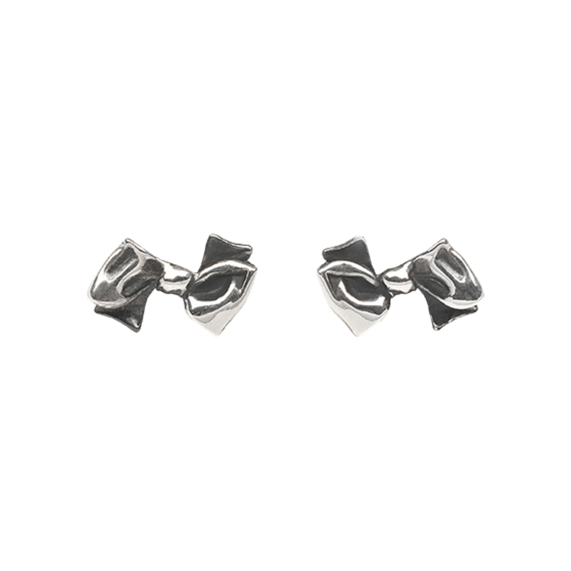 써드무브먼트 미니 플리츠 리본 이어링(Third movement Mini Pleated Ribbon Earring)