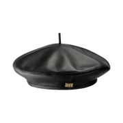 (W) Dior D Dream Beret Black Lambskin