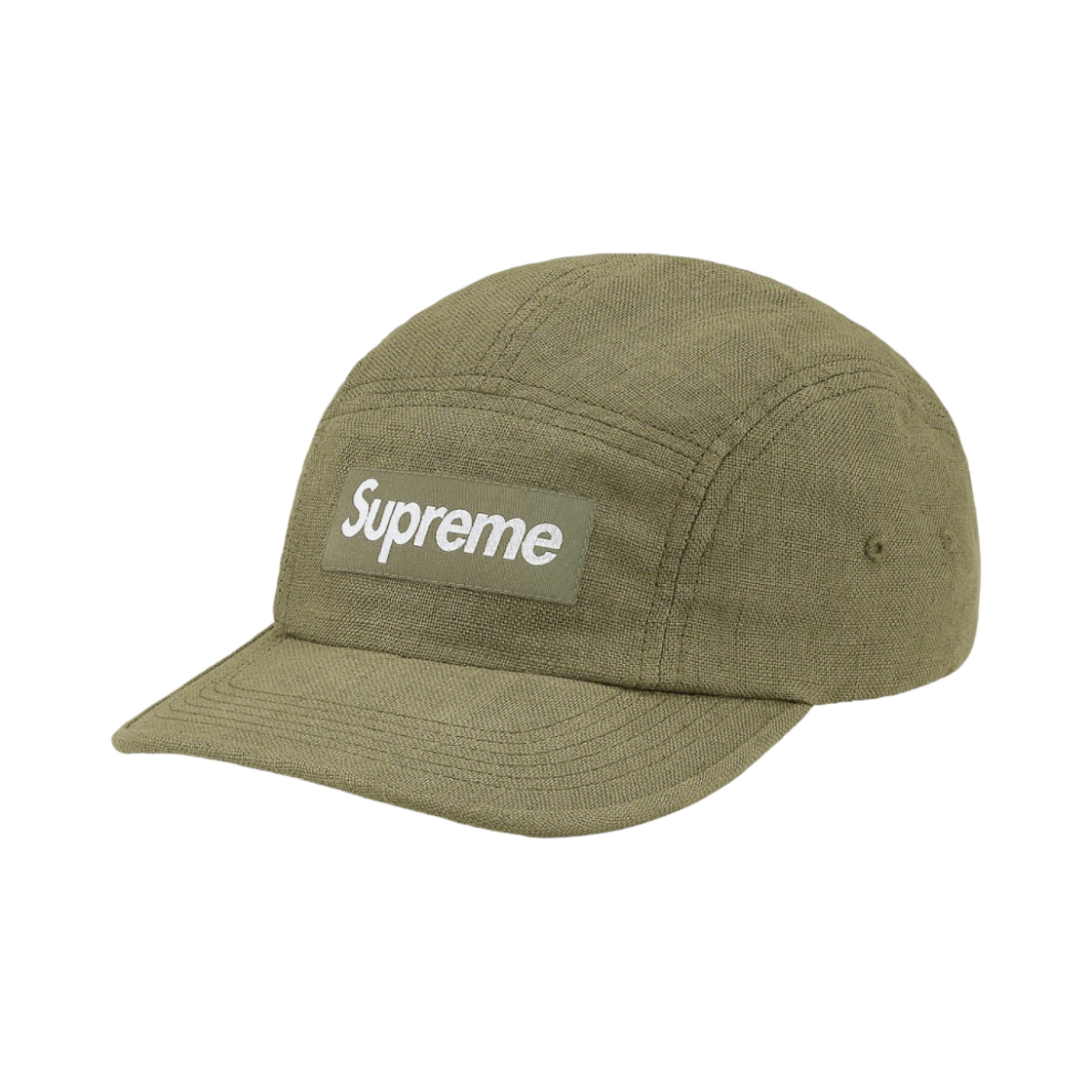 슈프림 리넨 캠프캡 올리브 - 21SS