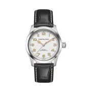 Hamilton Khaki Field Murph 38mm Automatic Stainless Steel Leather Silver