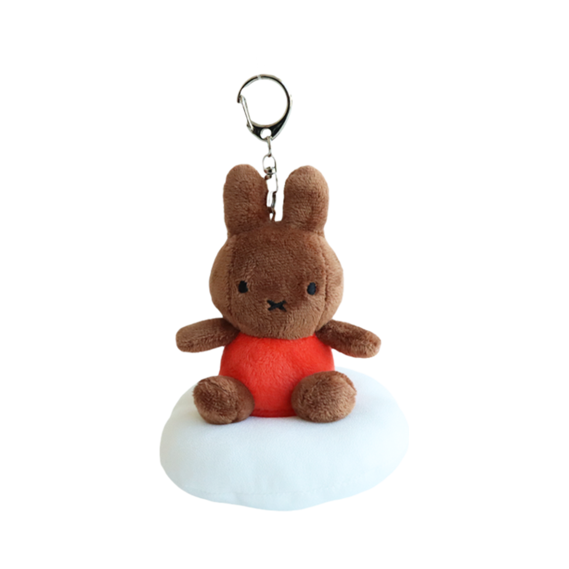 2996-50 Many a Little Miffy Dream Key Ring Brown Sitting