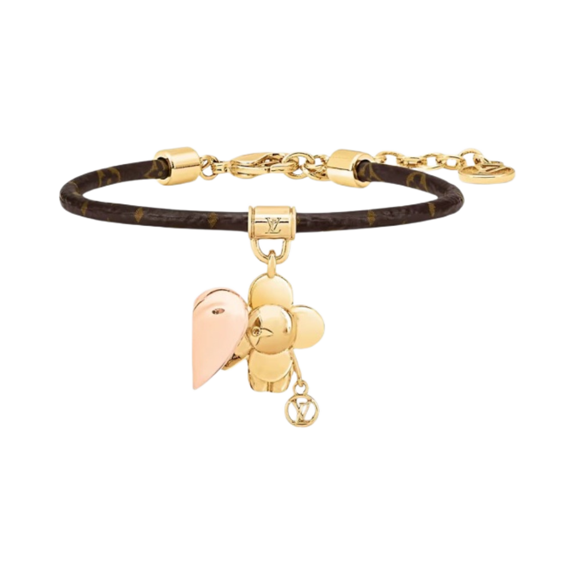 루이비통 비비엔 아무르 브레이슬릿 모노그램 실버 골드(Louis Vuitton Vivienne Amour Bracelet Monogram Silver Gold) - 2