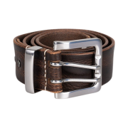 Our Legacy Double Tongue Belt Mahogany