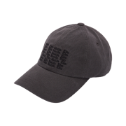(W) Matin Kim Lettering Ball Cap Charcoal