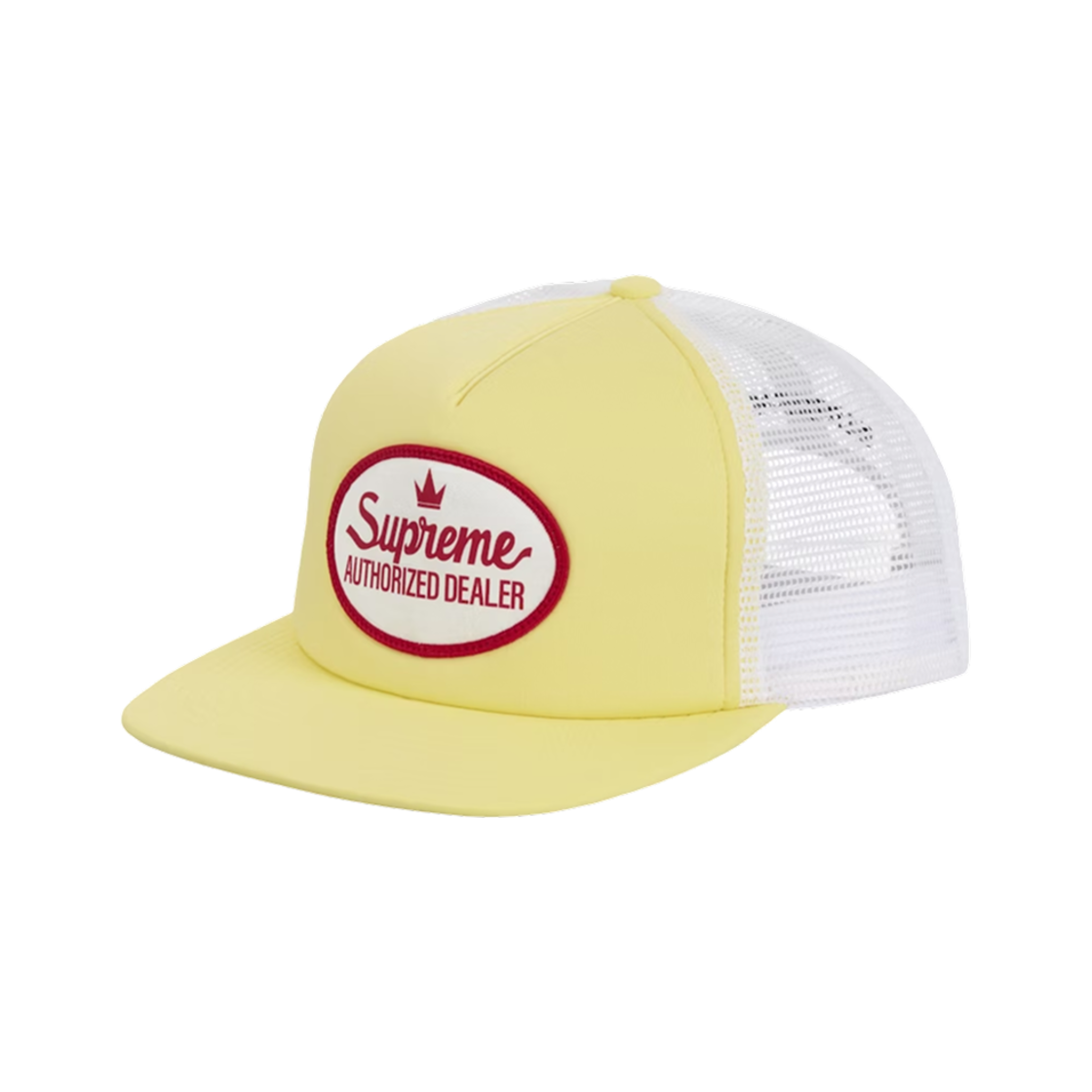 슈프림 오서라이즈 메쉬 백 5-패널 라이트 옐로우 - 25SS(Supreme Authorized Mesh Back 5-Panel Light Yellow - 25SS) - 1