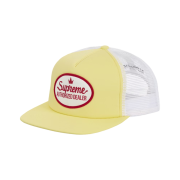 Supreme Authorized Mesh Back 5-Panel Light Yellow - 25SS