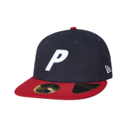 Palace P New Era LP 59Fifty Navy Red - 24SS