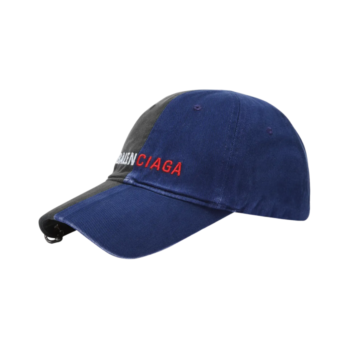 발렌시아가 50/50 캡 블랙 블루(Balenciaga 50/50 Cap Black Blue) - 1