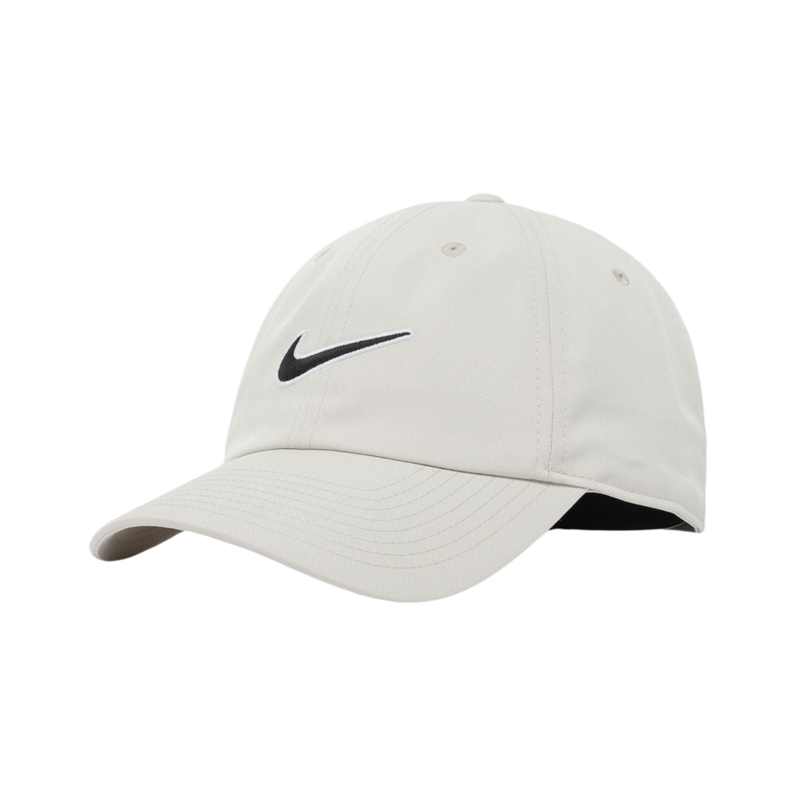 나이키 클럽 언스트럭처 스우시 캡 라이트 본 블랙(Nike Club Unstructured Swoosh Cap Light Bone Black) - 1