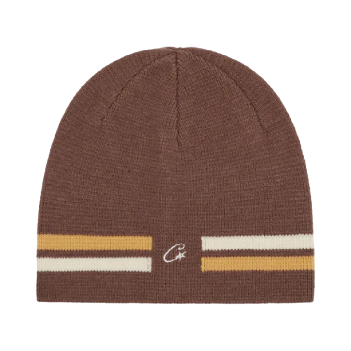 corteiz ビーニー　カモ ニット帽 カモシカ KM4K BEANIE （MOCHA MUSTARD BURGUNDY I