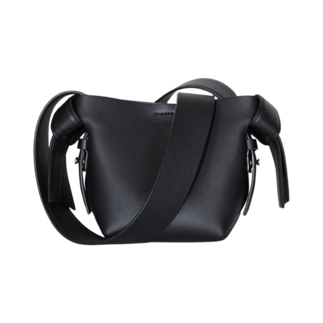 아크네 스튜디오 무스비 마이크로 가죽 백 블랙(Acne Studios Musbi Micro Leather Bag Black)
