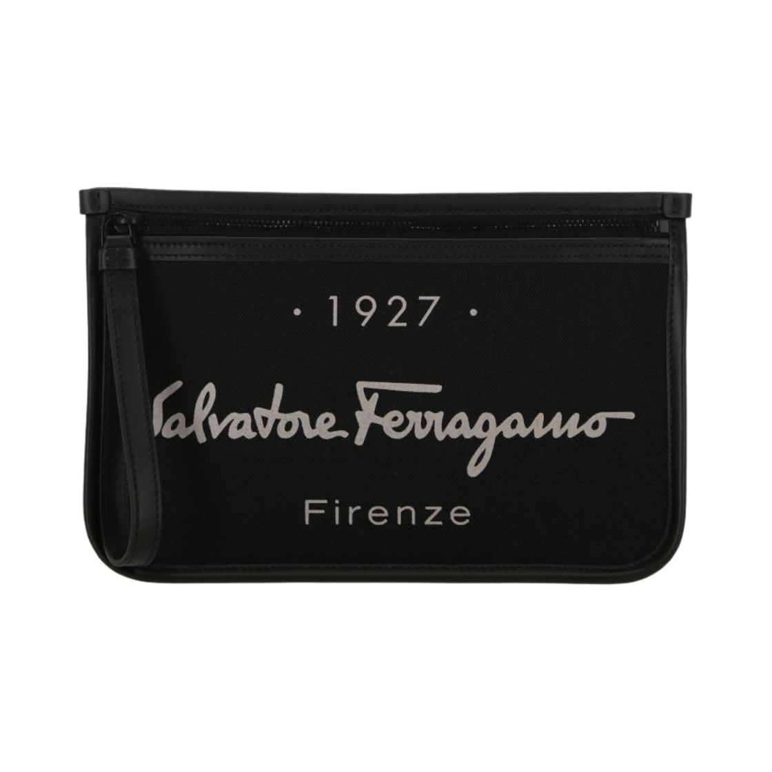 240971-757845 Ferragamo 1927 Signature Pouch Black