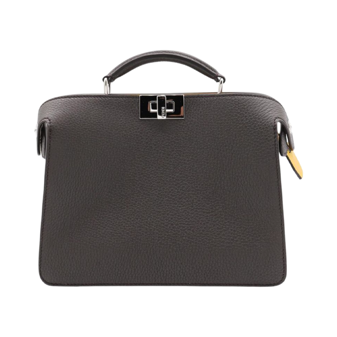 펜디 피카부 아이 씨 유 레더백 브라운