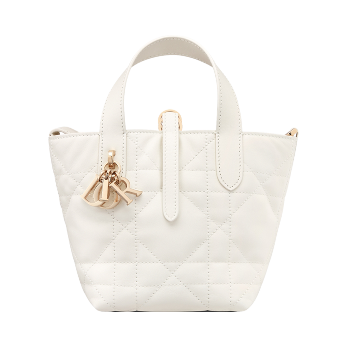 디올 뚜주흐 버티컬 나노 토트 백 매크로까나쥬 카프스킨 라떼