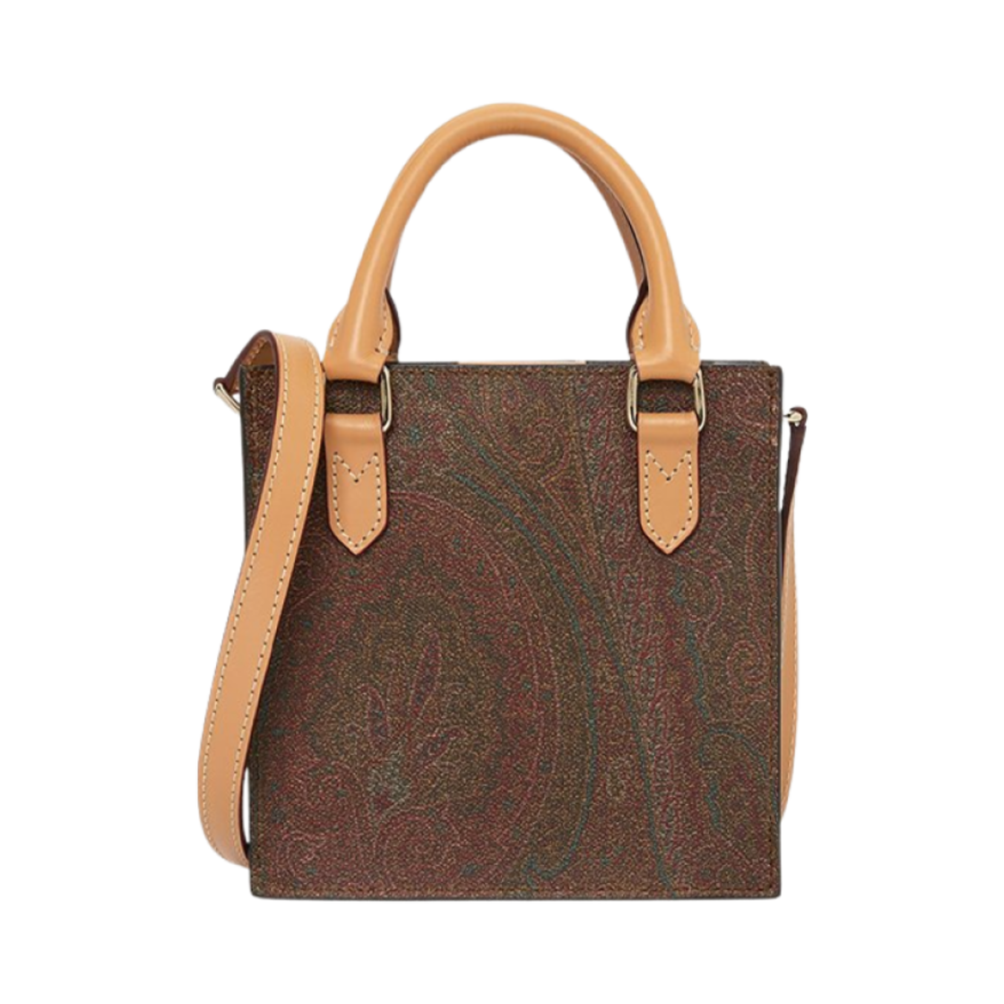 0I4138010600 Etro Paisley Tote Bag Brown