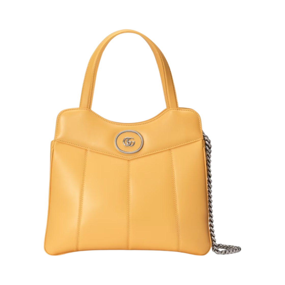 구찌 쁘띠 GG 스몰 토트백 옐로우 레더(Gucci Petite GG Small Tote Bag Yellow Leather) - 1