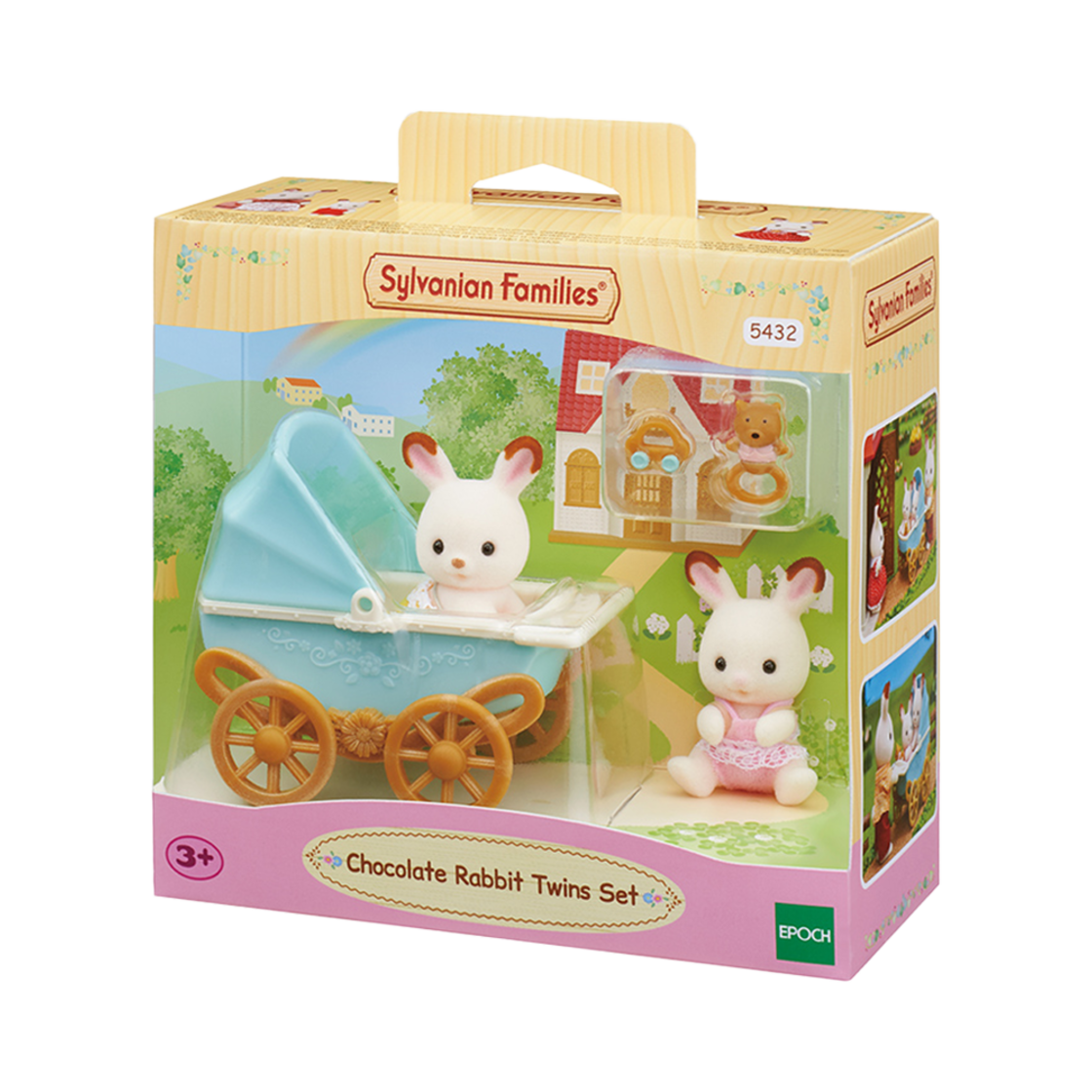 5054131054321 Sylvanian Families Chocolate Rabbit Twins Set