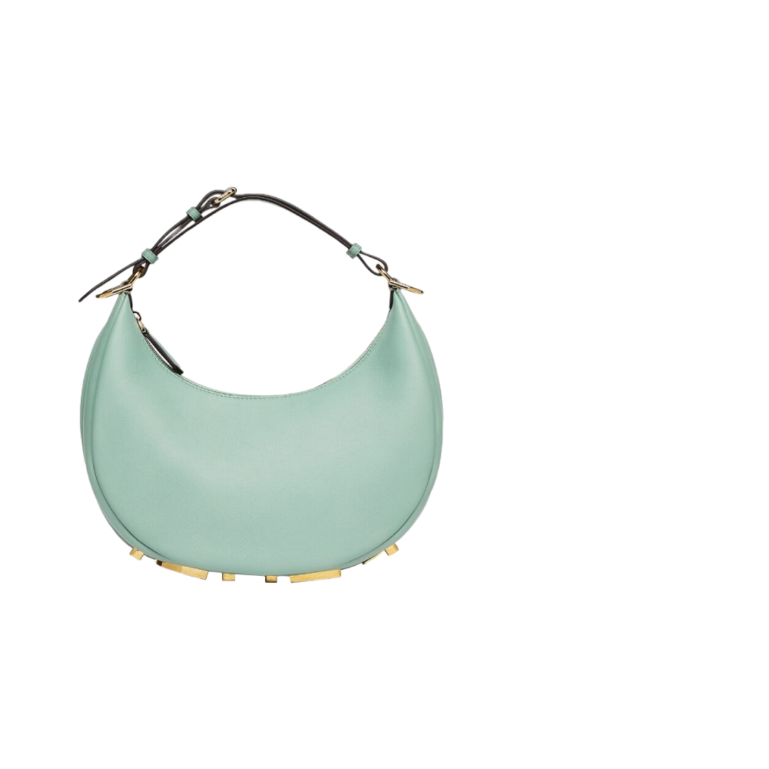 8BR798A5DYF1HZL Fendi Fendigraphy Small Leather Bag Green
