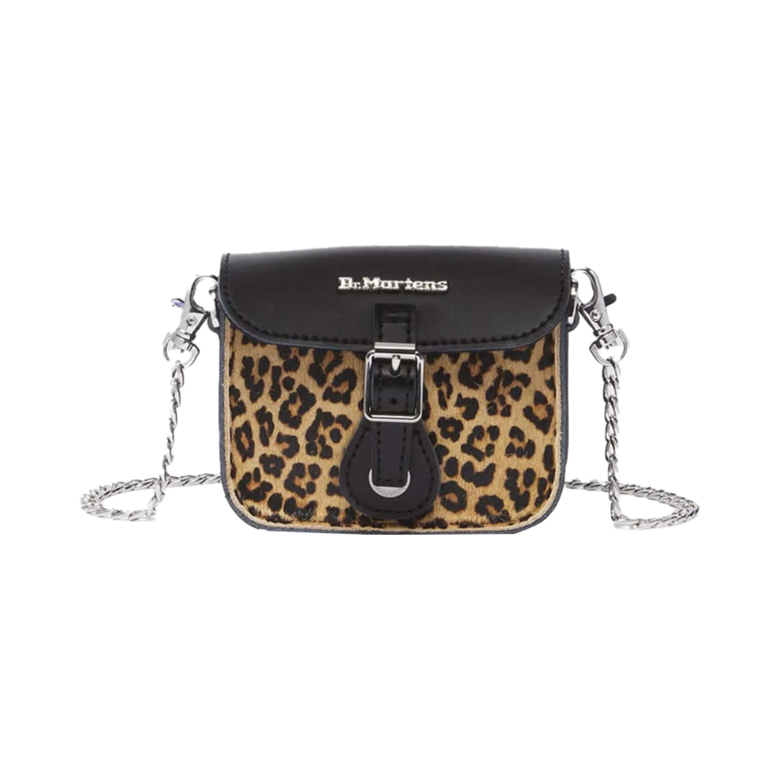 닥터마틴 5인치 사첼 백 레오파드 클래쉬 - 25SS(Dr. Martens 5" Satchel Bag Leopard Clash - 25SS)
