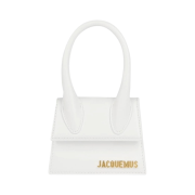 Jacquemus Le Chiquito Signature Leather Mini Handbag White