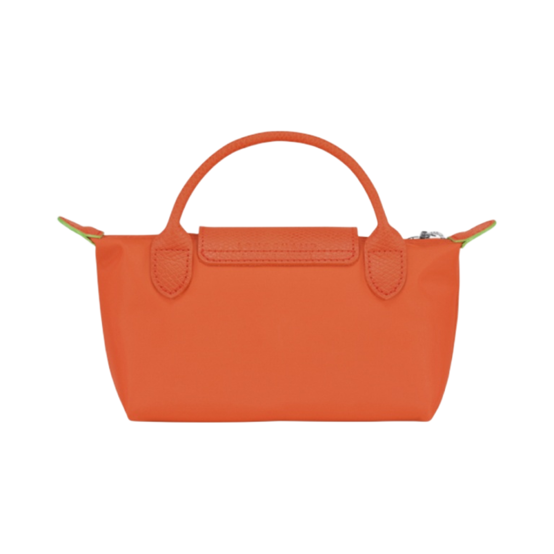 롱샴 르 플리아쥬 그린 핸들 파우치 오렌지 캐롯(Longchamp Le Pliage Green Handle Pouch Orange Carrot) - 3