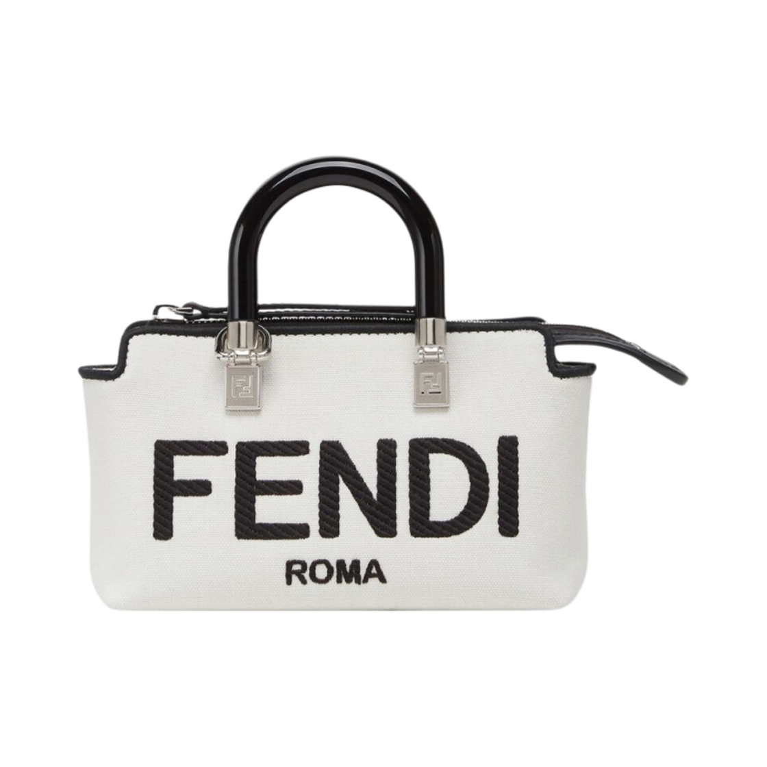 펜디 바이 더 웨이 캔버스 미니 보스턴백 화이트(Fendi By The Way Canvas Mini Boston Bag White) - 1