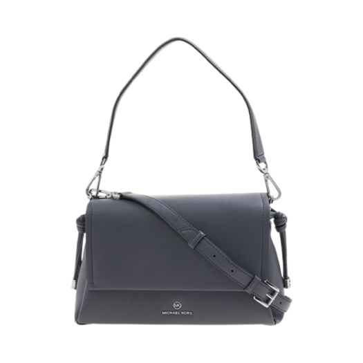 30F2SPNL6V050 Michael Kors Pearl Flat Shoulder Bag Dark Grey