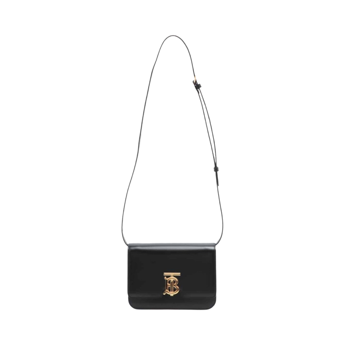 8051491 Burberry TB Leather Shoulder Bag Black