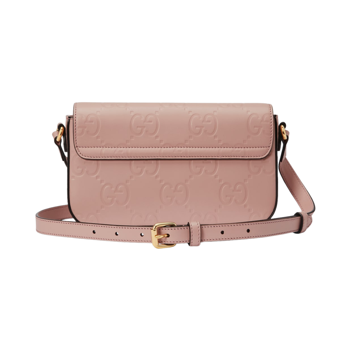 구찌 GG 슈퍼 미니 숄더백 로즈 베이지 레더(Gucci GG Super Mini Shoulder Bag Rose Beige Leather) - 2