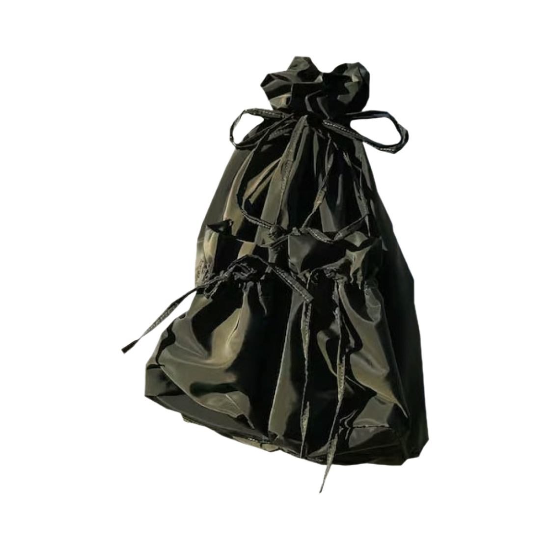 - Freak's Store Gathered One Shoulder Ribbon Bag Olive